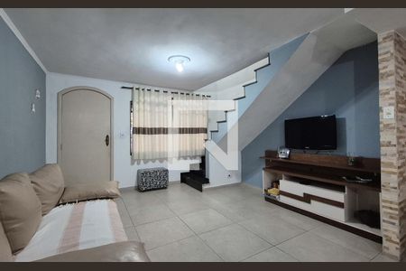 Sala de casa à venda com 3 quartos, 163m² em Vila Camilópolis, Santo André