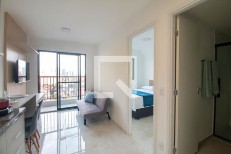 Sala/Cozinha de apartamento para alugar com 1 quarto, 29m² em Jardim das Acacias, São Paulo