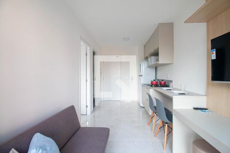 Sala/Cozinha de apartamento para alugar com 1 quarto, 29m² em Jardim das Acacias, São Paulo