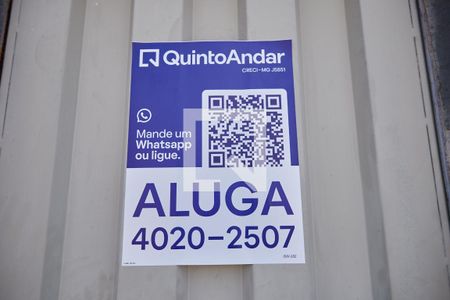 Placa de kitnet/studio para alugar com 1 quarto, 18m² em Santa Cruz, Belo Horizonte