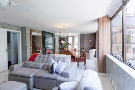 Sala de apartamento à venda com 4 quartos, 200m² em Belvedere, Belo Horizonte