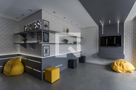 Área comum - Sala de Jogos de apartamento à venda com 1 quarto, 46m² em Passo D’areia, Porto Alegre