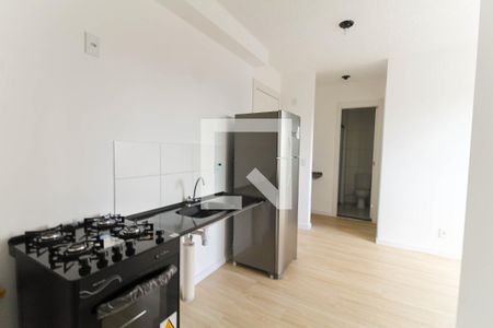 Sala / Cozinha de apartamento para alugar com 2 quartos, 35m² em Mooca, São Paulo