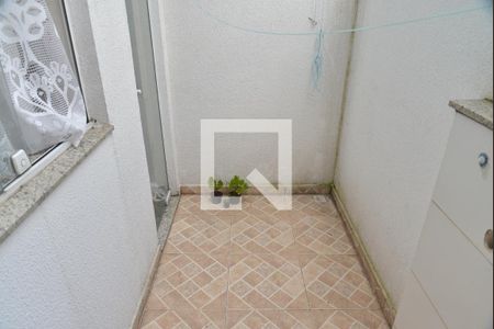 Área de Serviço de apartamento à venda com 2 quartos, 42m² em Vila Floresta, Santo André