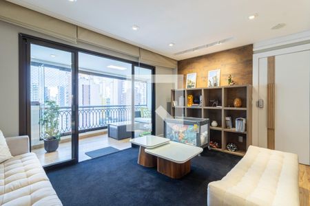 Sala de apartamento à venda com 3 quartos, 129m² em Vila Uberabinha, São Paulo