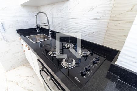Cozinha de apartamento para alugar com 2 quartos, 40m² em Jardim Santa Emilia, São Paulo