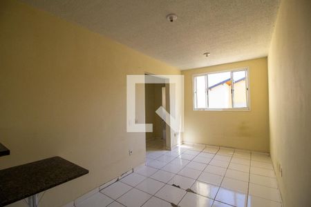 Sala de apartamento para alugar com 2 quartos, 54m² em Caguaçu, Sorocaba