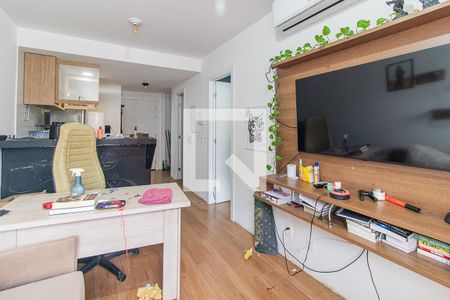 Sala de apartamento para alugar com 1 quarto, 44m² em Azenha, Porto Alegre