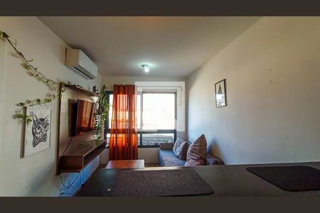 Sala  de apartamento para alugar com 1 quarto, 44m² em Azenha, Porto Alegre