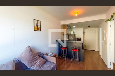 Sala  de apartamento para alugar com 1 quarto, 44m² em Azenha, Porto Alegre