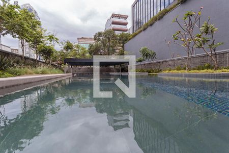 Área comum - Piscina de kitnet/studio para alugar com 1 quarto, 44m² em Vila Olímpia, São Paulo