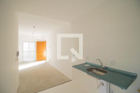 Cozinha de apartamento à venda com 2 quartos, 46m² em Parque Vitoria, São Paulo