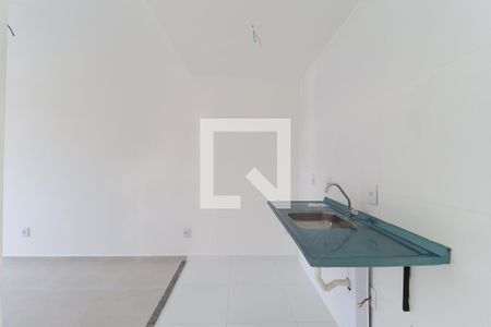Cozinha de apartamento à venda com 2 quartos, 44m² em Parque Vitoria, São Paulo