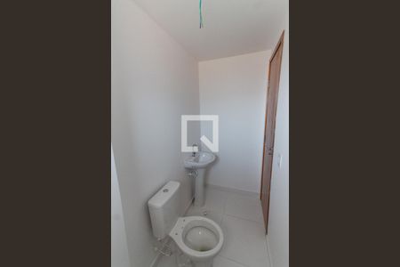 Banheiro da Suíte de apartamento à venda com 2 quartos, 44m² em Parque Vitoria, São Paulo