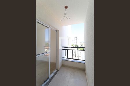 Varanda da Sala de apartamento à venda com 2 quartos, 46m² em Parque Vitoria, São Paulo