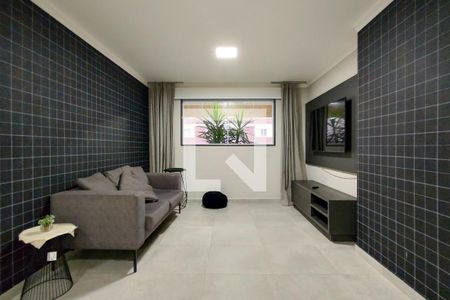 Área Comum - Sala de Jogos
 de apartamento para alugar com 1 quarto, 54m² em Guilhermina, Praia Grande
