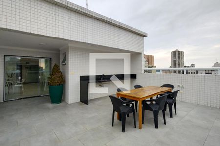 Área comum - Salão de festas de apartamento para alugar com 1 quarto, 54m² em Guilhermina, Praia Grande