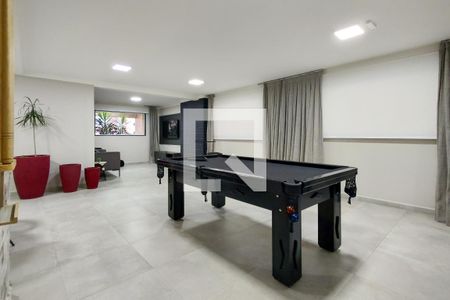 Área Comum - Sala de Jogos
 de apartamento para alugar com 1 quarto, 54m² em Guilhermina, Praia Grande