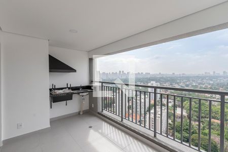Varanda de apartamento à venda com 1 quarto, 50m² em Santo Amaro, São Paulo