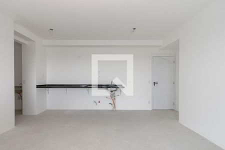 Sala/ Cozinha de apartamento à venda com 1 quarto, 50m² em Santo Amaro, São Paulo