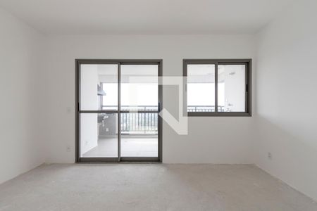 Sala/ Cozinha de apartamento à venda com 1 quarto, 50m² em Santo Amaro, São Paulo