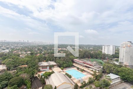 Vista da Varanda de apartamento à venda com 1 quarto, 50m² em Santo Amaro, São Paulo