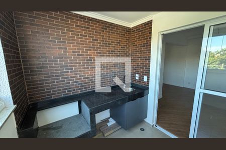 Varanda da Sala de apartamento para alugar com 2 quartos, 59m² em Jardim, Santo André