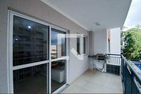 Varanda da Sala de apartamento para alugar com 3 quartos, 75m² em Picanço, Guarulhos