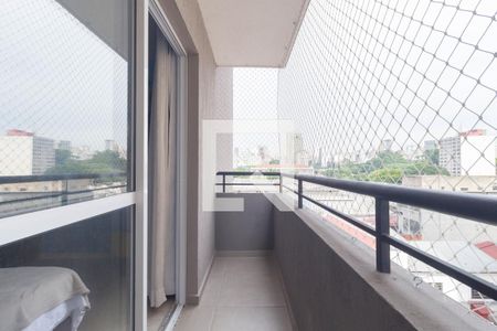 Varanda de kitnet/studio para alugar com 1 quarto, 29m² em Brás, São Paulo