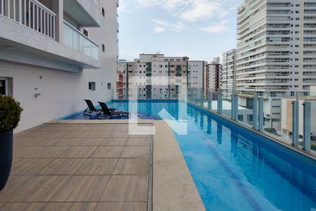 Área comum - Piscina de apartamento para alugar com 2 quartos, 105m² em Canto do Forte, Praia Grande