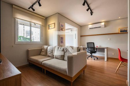 Sala/Cozinha de apartamento para alugar com 1 quarto, 60m² em Pompeia, São Paulo