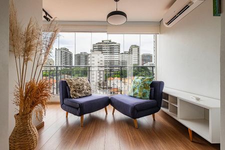 Sala/Cozinha de apartamento para alugar com 1 quarto, 60m² em Pompeia, São Paulo