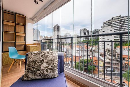 Sala/Cozinha de apartamento para alugar com 1 quarto, 60m² em Pompeia, São Paulo