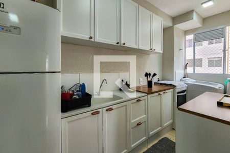 Cozinha  de apartamento à venda com 2 quartos, 42m² em Parque Bristol, São Bernardo do Campo