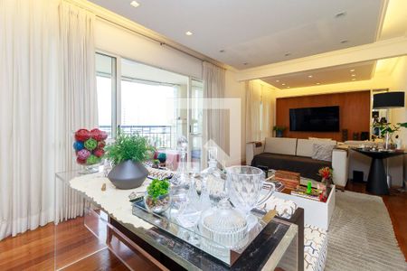 Sala de apartamento à venda com 3 quartos, 200m² em Cidade Monções, São Paulo