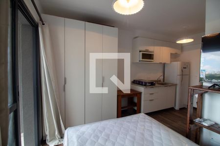 Studio de kitnet/studio para alugar com 1 quarto, 28m² em Jardim das Acacias, São Paulo