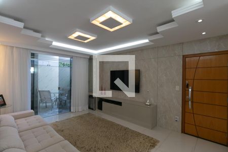 Sala de apartamento à venda com 3 quartos, 127m² em Castelo, Belo Horizonte