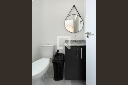 Banheiro  de kitnet/studio para alugar com 1 quarto, 25m² em Vila Campestre, São Bernardo do Campo