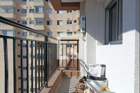 Varanda da Sala/Cozinha de apartamento para alugar com 2 quartos, 45m² em Pinheiros, São Paulo