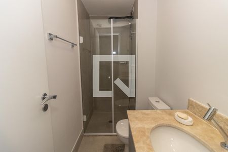 Banheiro de kitnet/studio para alugar com 1 quarto, 35m² em Ipiranga, São Paulo