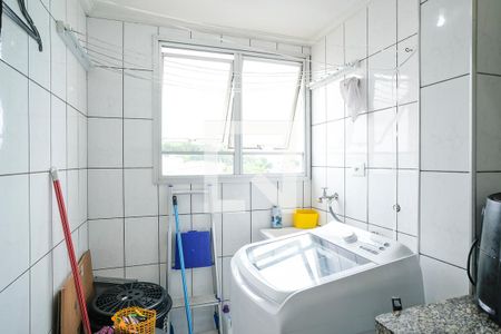 Área de serviço de apartamento à venda com 2 quartos, 59m² em Vila Palmares, São Caetano do Sul