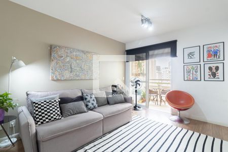 Sala de apartamento para alugar com 2 quartos, 57m² em Itaim Bibi, São Paulo