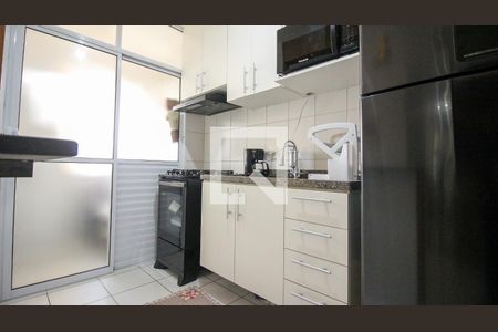 Cozinha  de apartamento à venda com 2 quartos, 55m² em Chácara Belenzinho, São Paulo