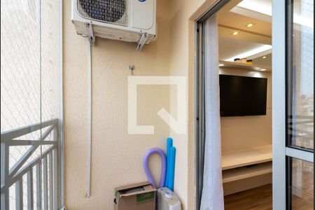 Varanda da Sala de apartamento à venda com 2 quartos, 55m² em Lauzane Paulista, São Paulo