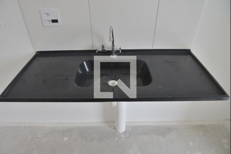 Cozinha de apartamento à venda com 2 quartos, 43m² em Santa Maria, Santo André