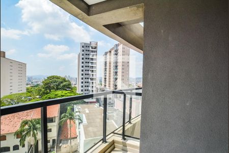 Varanda da Sala de apartamento à venda com 3 quartos, 90m² em Vila Assunção, Santo André