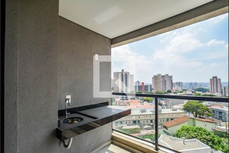 Varanda da Sala de apartamento à venda com 3 quartos, 90m² em Vila Assunção, Santo André