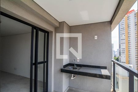 Varanda da Sala de apartamento à venda com 3 quartos, 90m² em Vila Assunção, Santo André