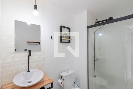 Banheiro de apartamento para alugar com 1 quarto, 34m² em Santo Amaro, São Paulo