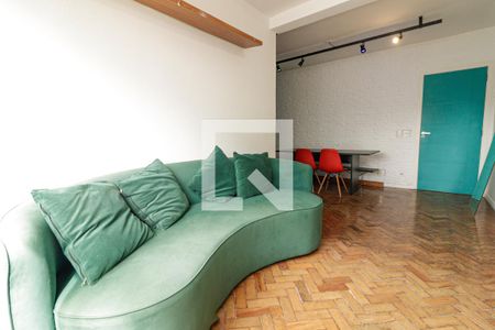 Sala de apartamento à venda com 1 quarto, 52m² em Barra da Tijuca, Rio de Janeiro